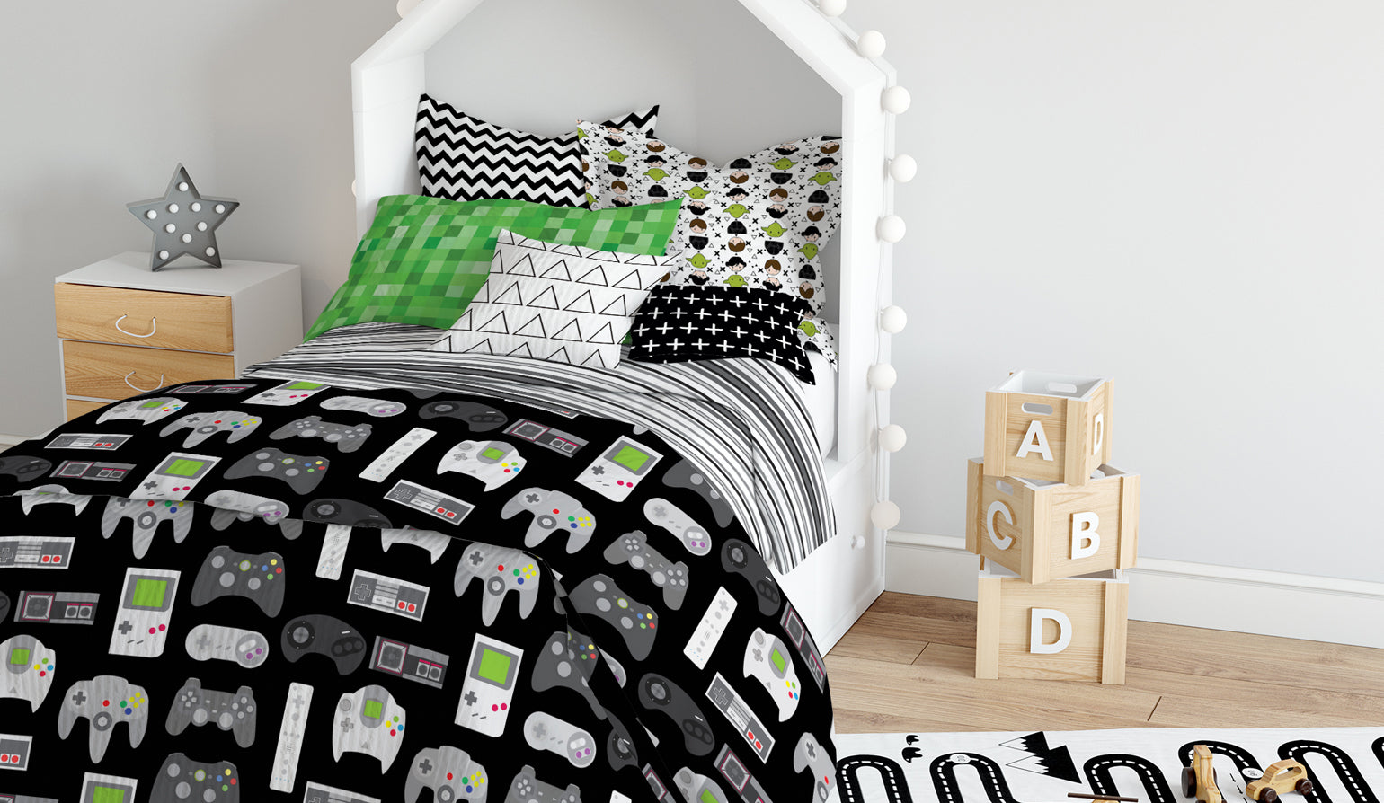 Aposte no preto e branco para decorar quartos infantis!