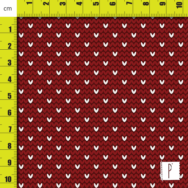 Mini Tricot Natalino Vermelho