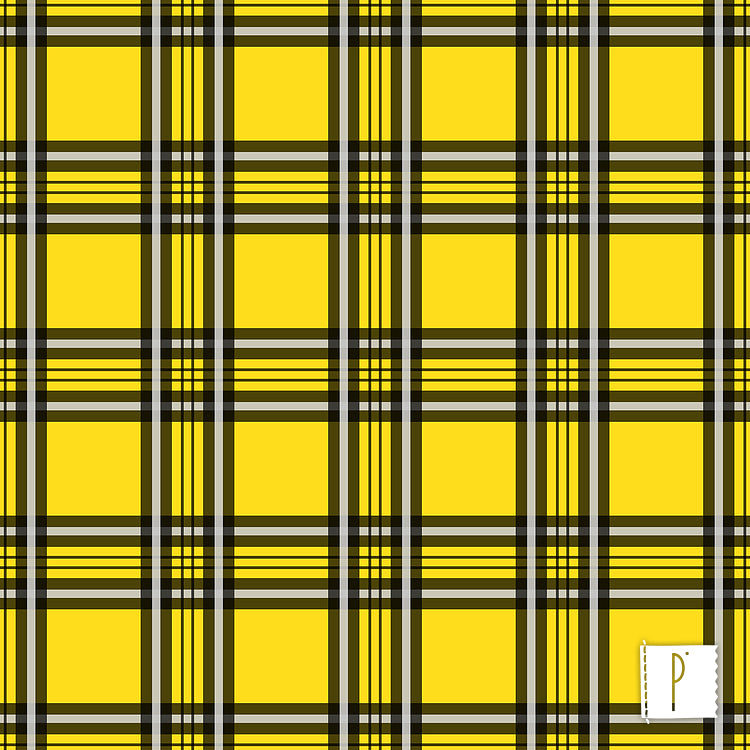 fundo de vetor padrão xadrez amarelo e preto, textura de tecido tartan  12906038 Vetor no Vecteezy